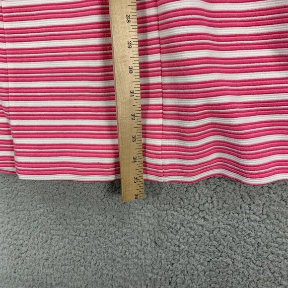Lilly Pulitzer Dress Women's Small Pink White Brielle Striped Polyester Cotton - Picture 5 of 16